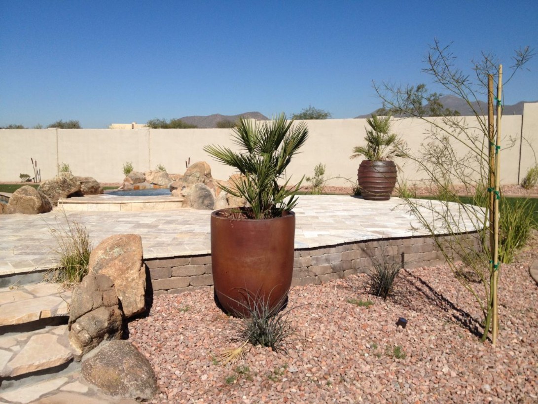 Hardscaping and patio design in Queen Creek, AZ by New Era Landscaping