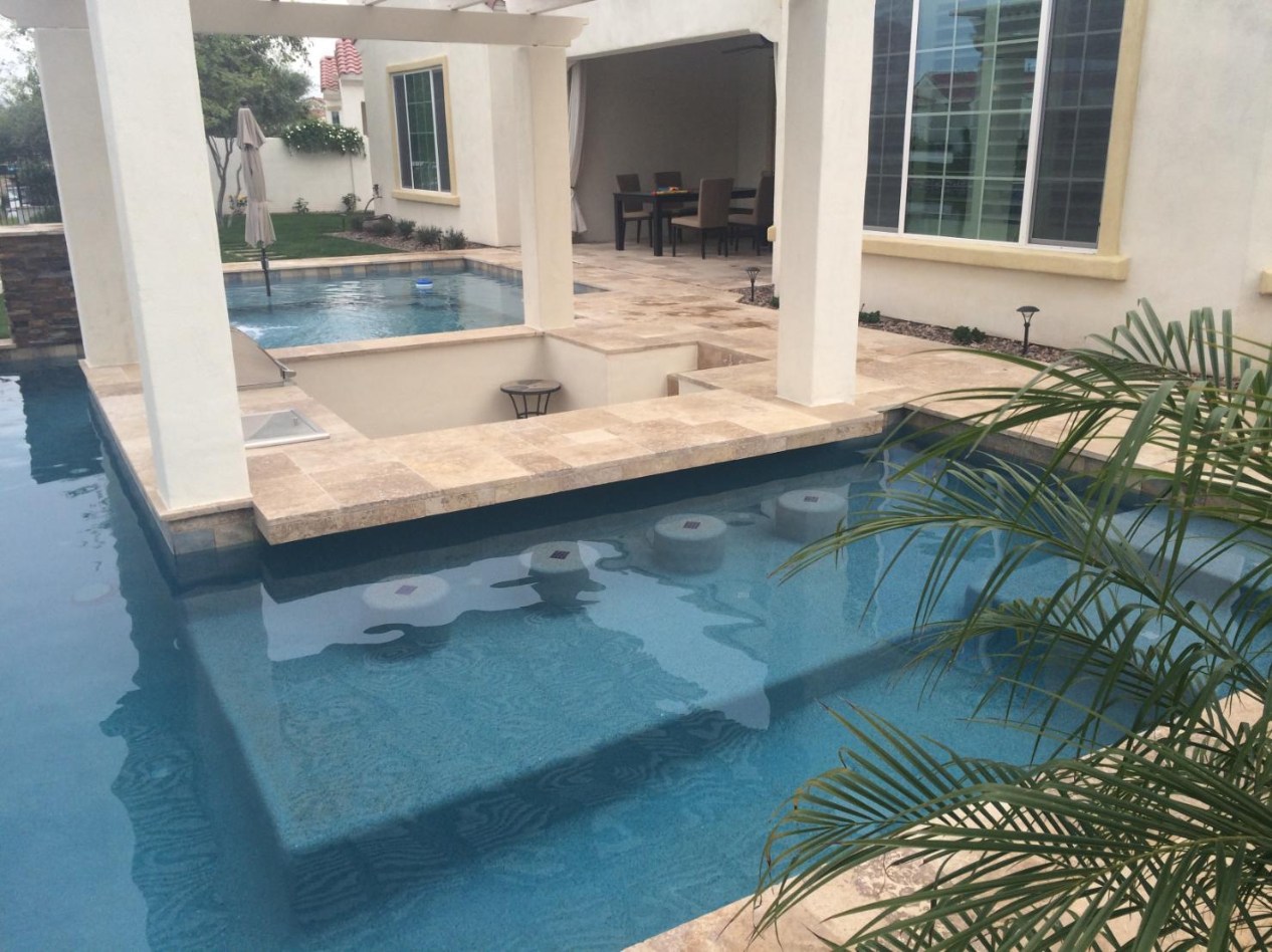 Custom pool design in San Tan Valley, AZ by New Era Landscaping